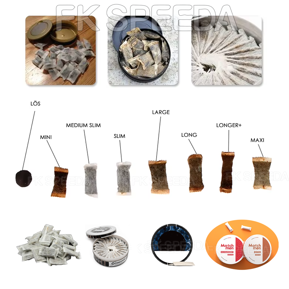 mouth tobacco pouch China Automatic Mouth Tobacco Pouch Bag Snus Packing Machine Line factory  and suppliers