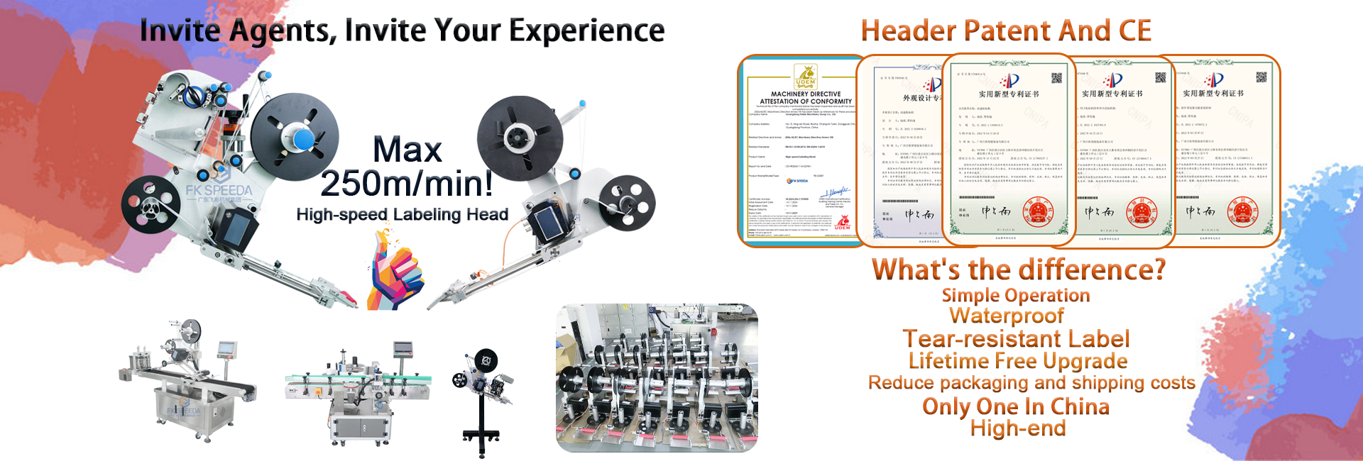 Meaisín Lipéadaithe, meaisín pacála il-lána, Meaisín Líonadh - Innealra  Fineco, image size:1920x650