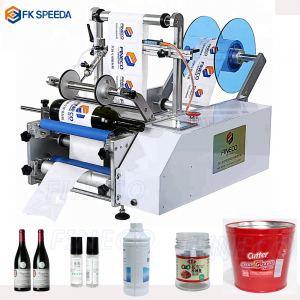 Semi-Automatic Round Bottle Labeling Machine