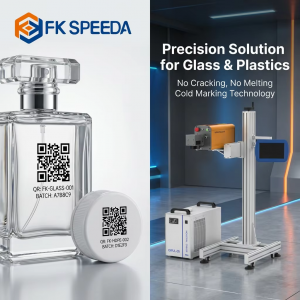 High-Speed Flying CO2 Laser Marking Machine For Expiry Date Coding On PET Bottle Production Line With Metal RF Tube