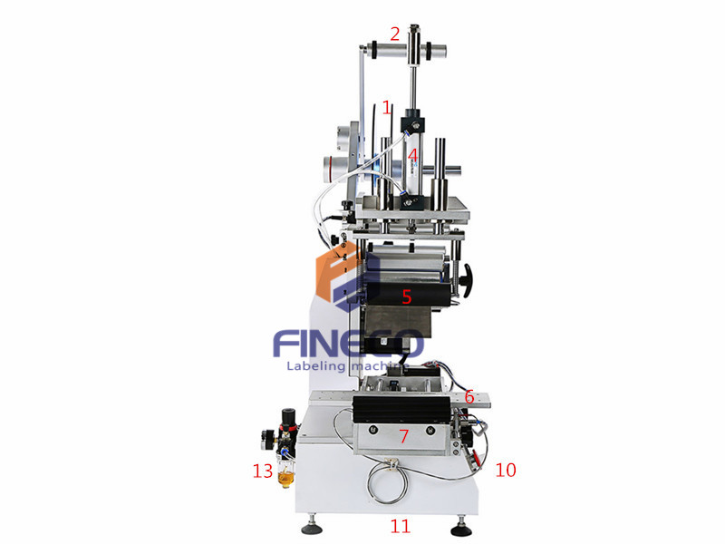 Mesin Pelabelan Semi Otomatis FK617 untuk Botol Plastik Obat Kumur b