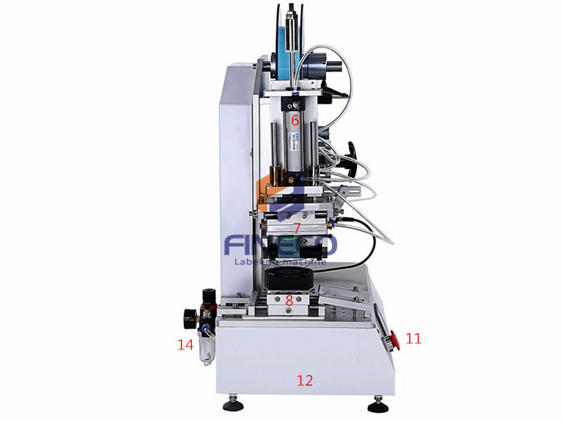 FK618 Semi Automatic High Precision Flat Labeling Machine nga adunay Light Curtain b