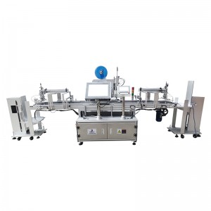 Low MOQ for Rotary Labeling Machine - FK800 Automatic flat labeling machine with lifting device – Fineco
