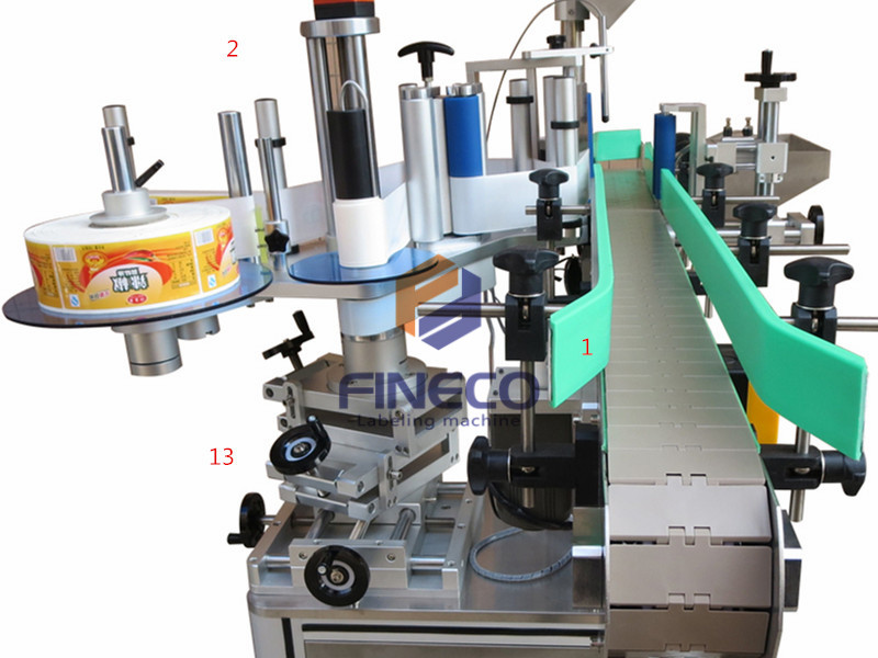 FK805S Automatic Top and Wrap Around Labeling Machine for Cans v