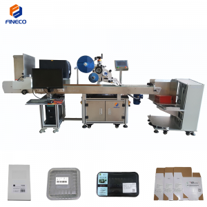 कॅशे प्रिंटिंग लेबलसह FKP-601 लेबलिंग मशीन