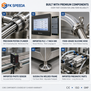 100-1000ML Fully Automatic Liquid Filling Production Line