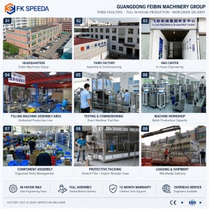 100-1000ML Fully Automatic Liquid Filling Production Line