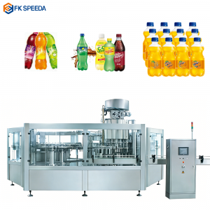 Automatic 3-in-one Filling and Capping Production Line for Carbonated beverages