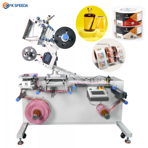 High Speed Adhesive Label Rewind Labeling Machine for Roll Material